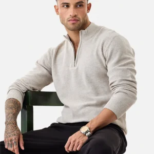 Regular Fit Zipper Sweater