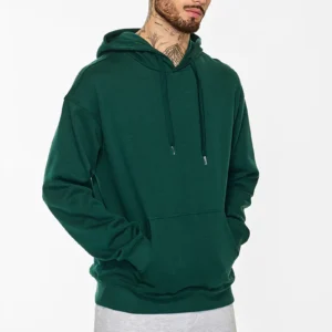 Core Lab Dark Green Solid Hoodie